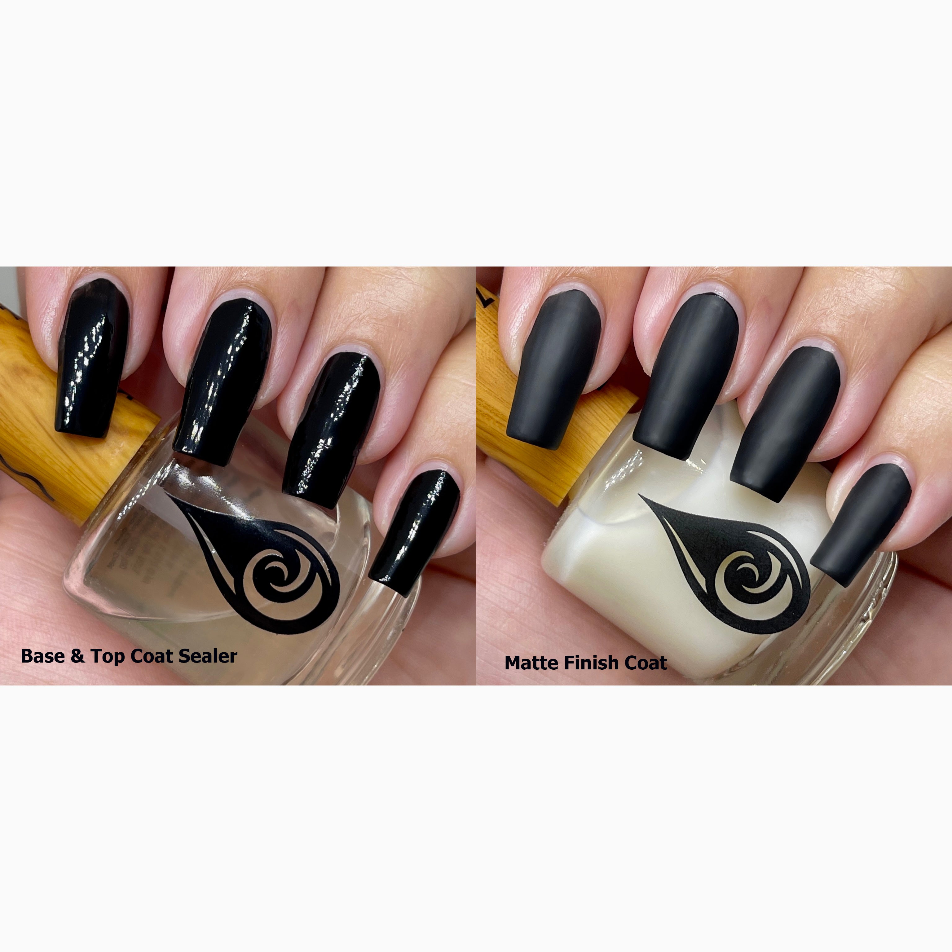 base topcoat vs matte finish coat