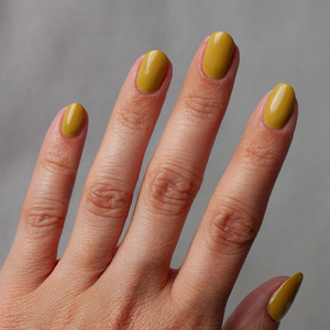water-based nail polish in laukahi hand swatch 1