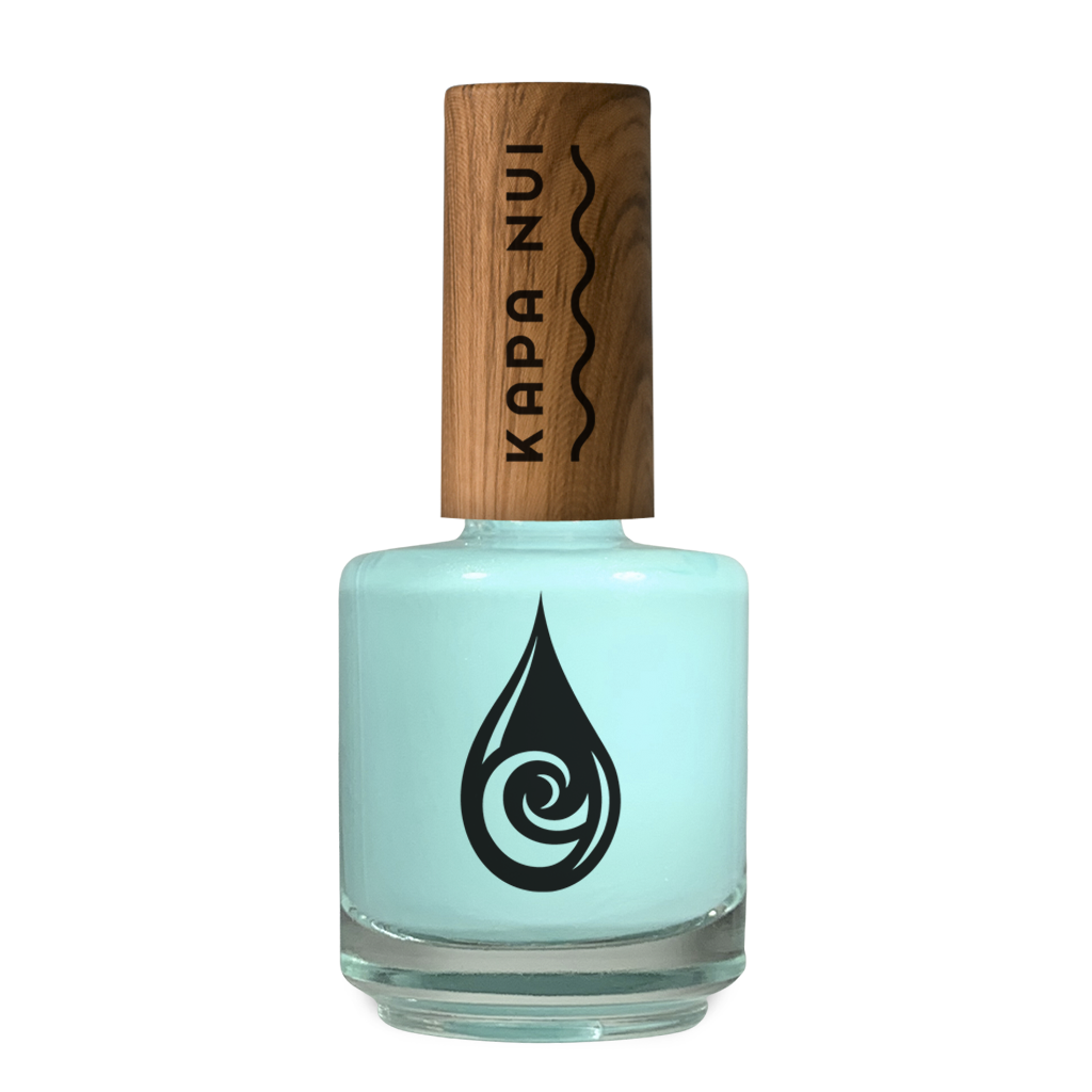 water based nail polish blue jade 15ml bottle