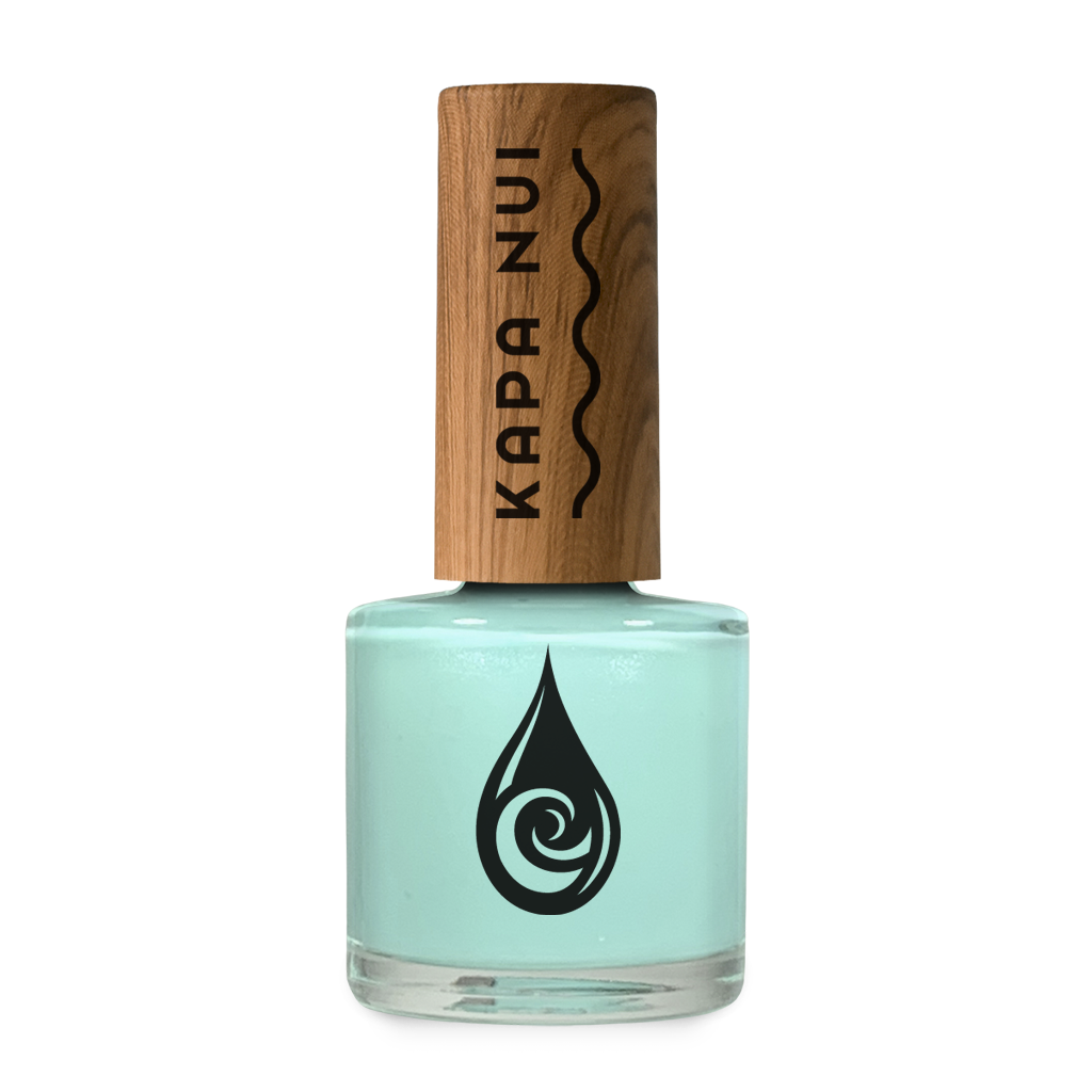 water based nail polish blue jade 9ml bottle