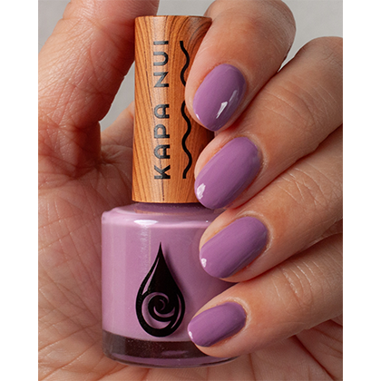odorless nail polish poniala hand swatch with bottle