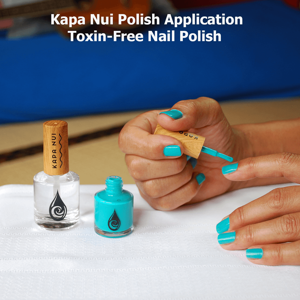 kapa nui nails non toxic nail polish application tutorial