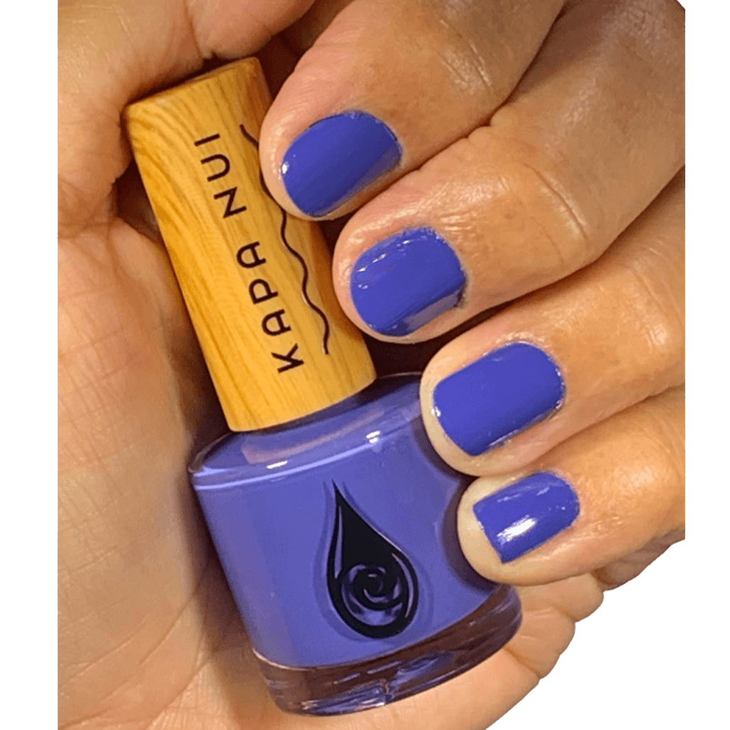 water based nail polish toxin free in liliu hand swatch