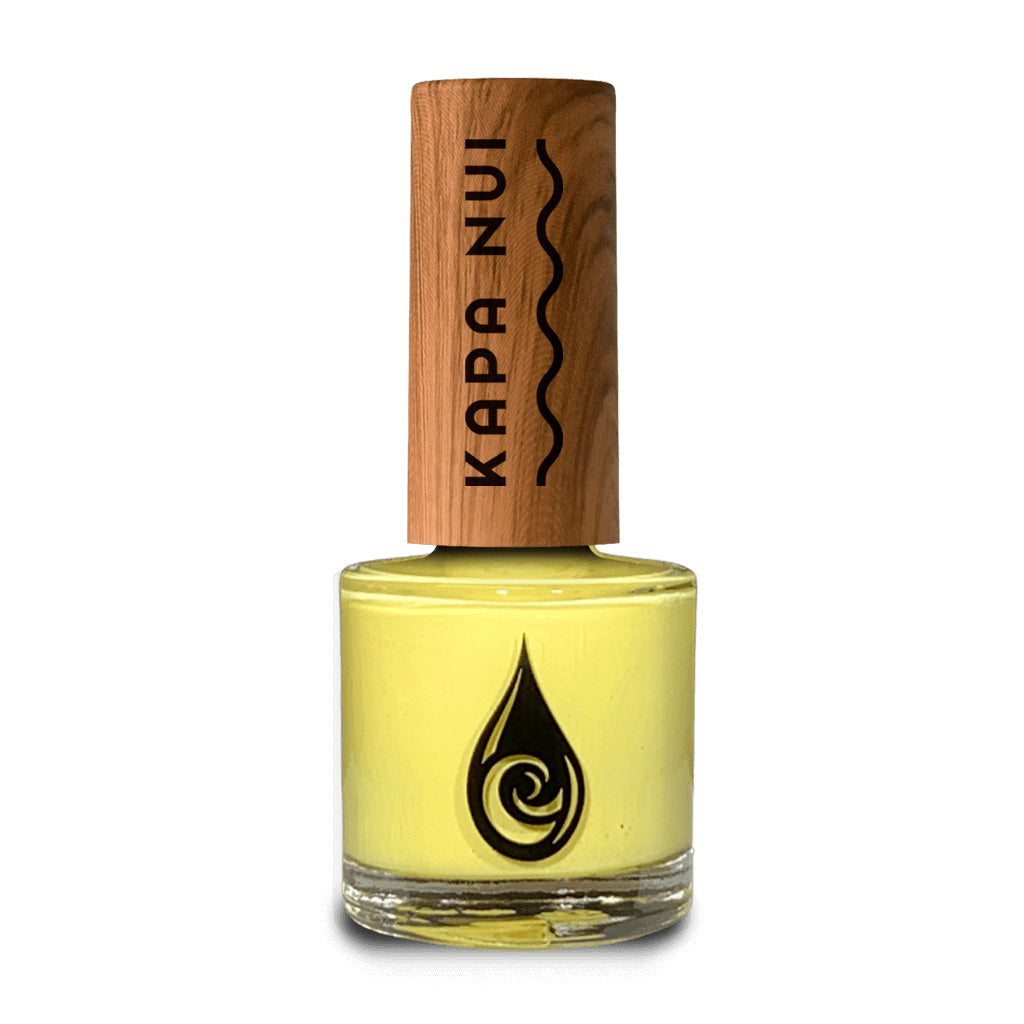 non toxic nail polish in lilikoi color 9ml bottle