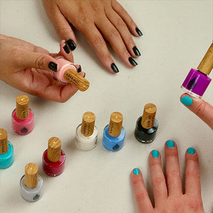 different bottles of kapa nui non toxic nail polish