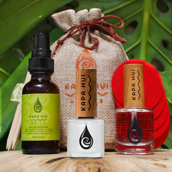 Long wearing non-toxic nail polish | Olili Starter Set - Kapa Nui