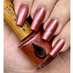 hand swatch in non toxic nail polish color hana aloha
