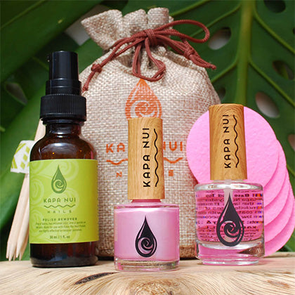 Lasting Non Toxic Nail Polish | Seashells Heart by Kapa Nui Nails