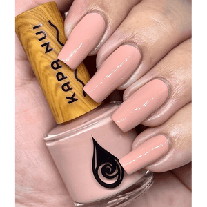 nudie non toxic nail polish hand swatch for starter set