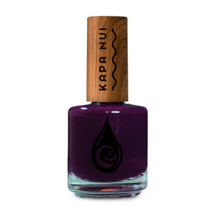 non toxic nail polish in popolo berry color 15ml bottle